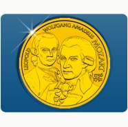 Bild: 50-Euro-Goldmünze "Mozart", Österreich 2006