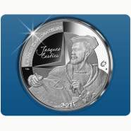 Bild: Die 10-Euro Silber-Gedenkmünze Frankreichs "Jacques Cartier"