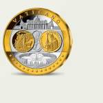 Sonderprägung "Vatikan Gold-Euro" als Erstabschlag
