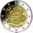 Die österreichische Ausgabe der 2-Euro-Gemeinschaftsausgabe. Das Design wurde in Österreich entworfen!